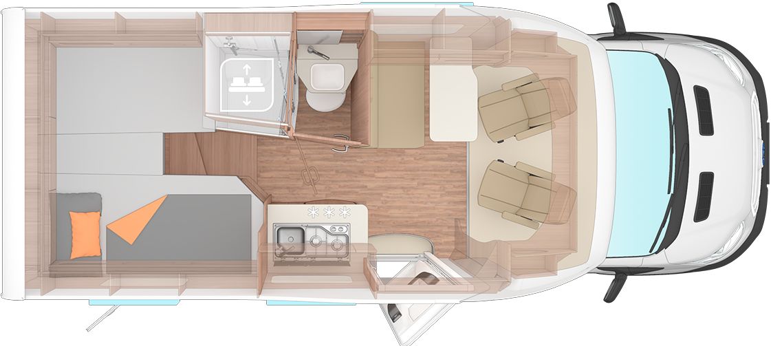 Weinsberg CaraLoft 600 MEG (Grundriss)