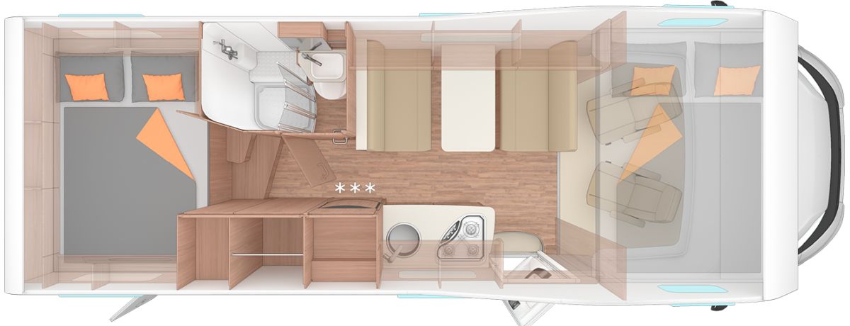 Weinsberg CaraHome 700 DG (Grundriss)