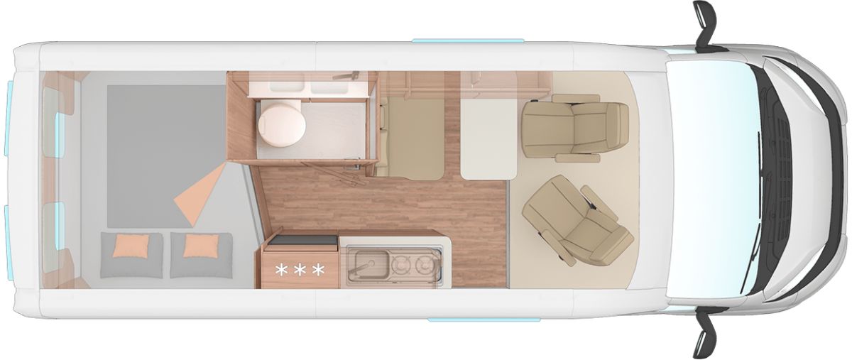 Weinsberg CaraTour 600 K (Grundriss)