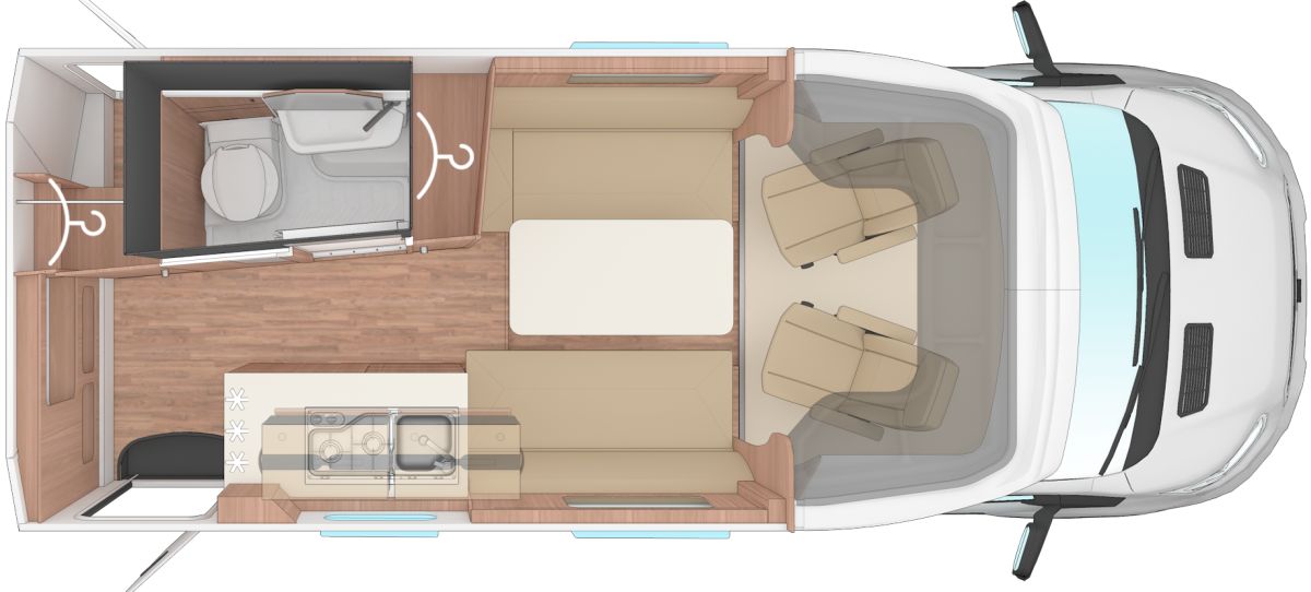 Weinsberg X-Cursion CUV 500 LT (Grundriss)