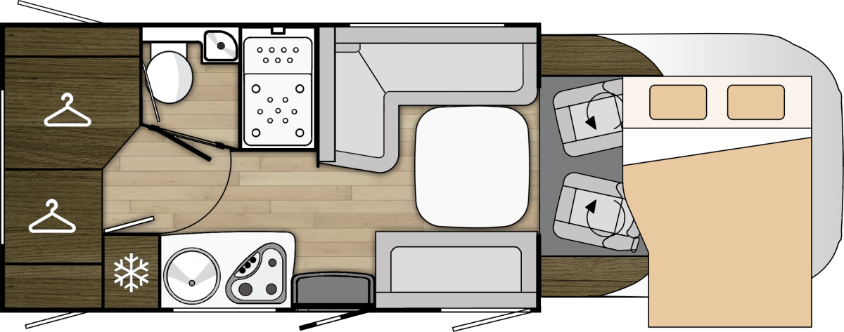 Benimar Tessoro T483 (Grundriss)