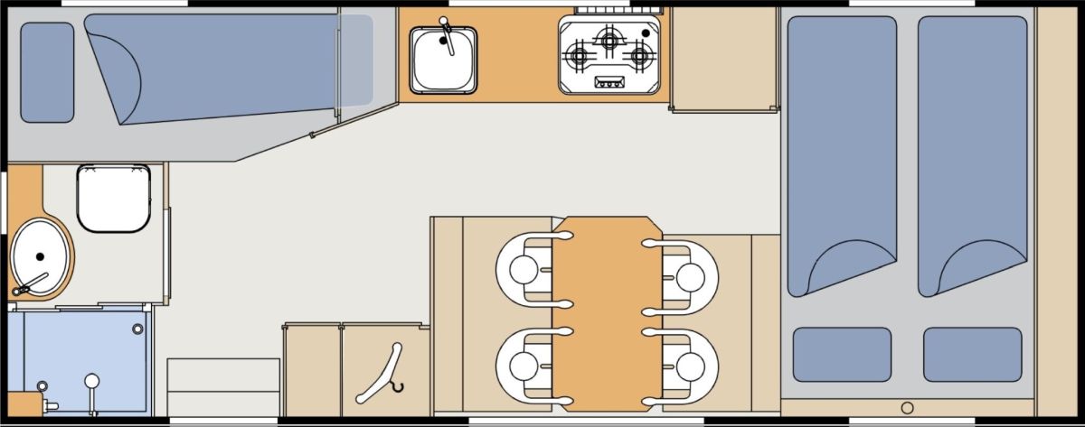 bimobil Reisemobil HD 435 (Daily) (Grundriss)