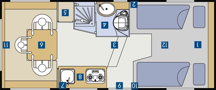 bimobil Reisemobil LB 365 (Grundriss)