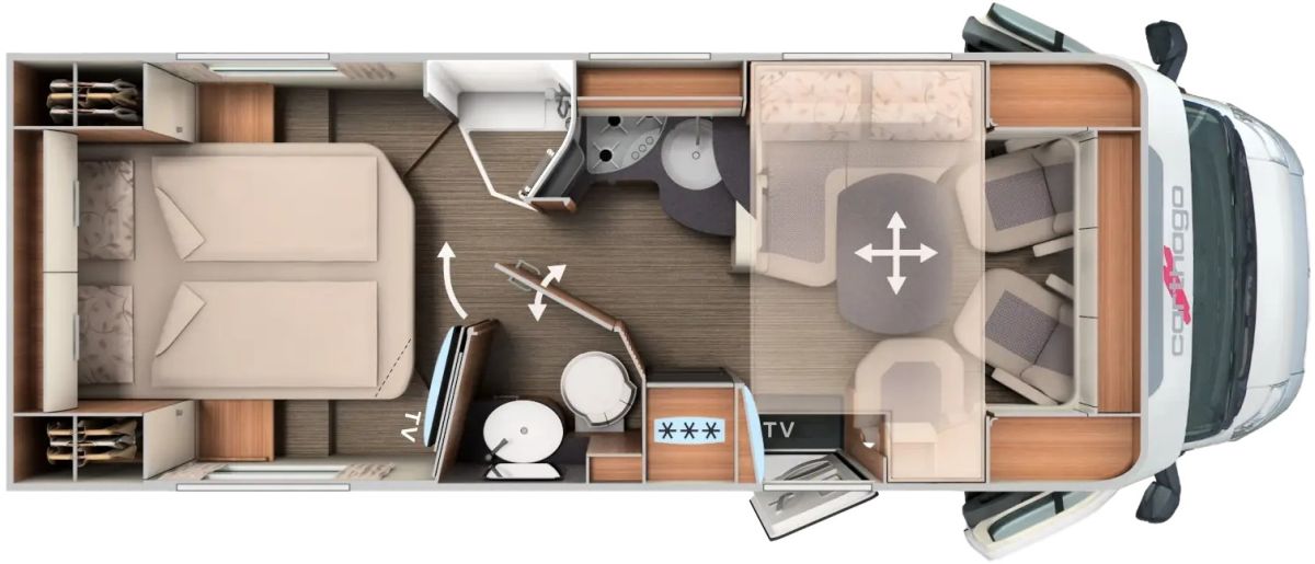 Carthago C1-tourer T T 148 RB-QB K (MB)