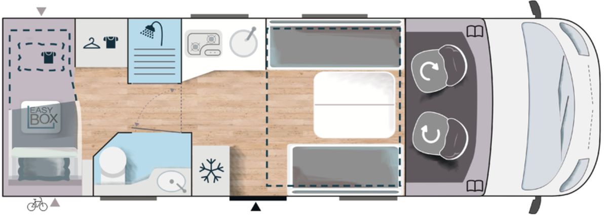 Challenger Vollintegrierte 3080 (Grundriss)