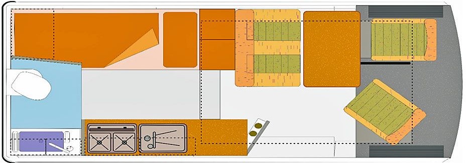 Schwabenmobil Florida Family L (Grundriss)