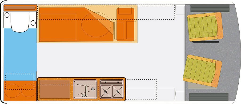 Schwabenmobil Florida Reha Camper 2 (Grundriss)