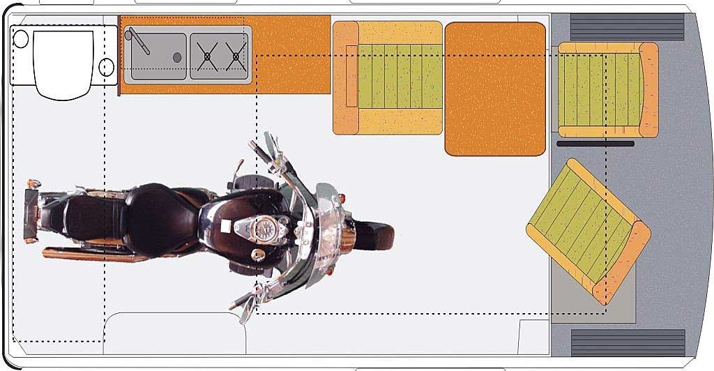 HRZ Sahara Biker (4x4) (Grundriss)