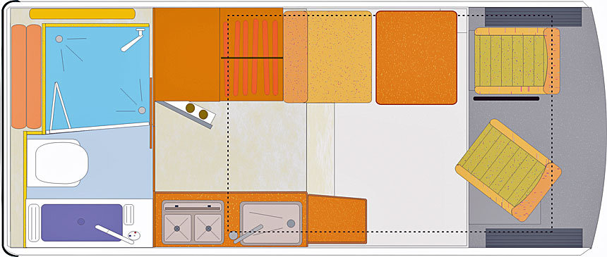 HRZ Sahara Sahara (4x4) (Grundriss)