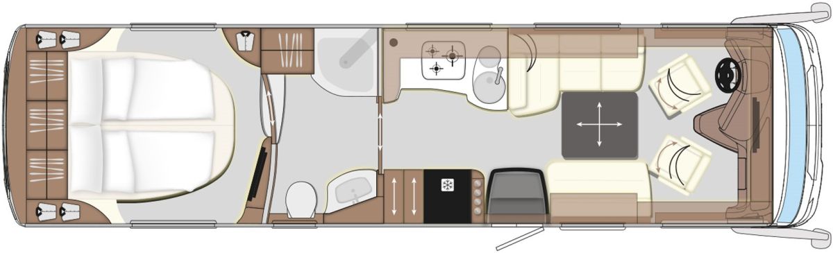 Concorde Liner Actros 990 GI (Grundriss)