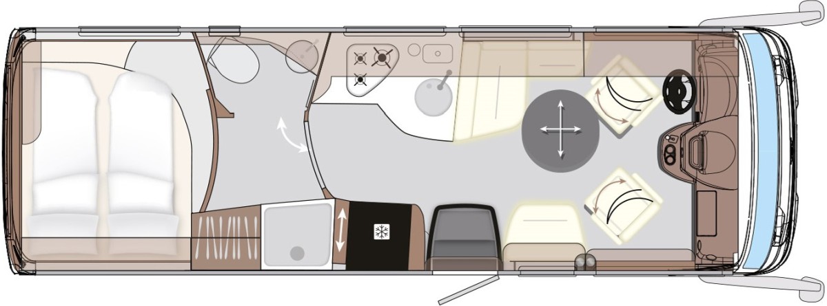 Concorde Credo 740 HI (Grundriss)