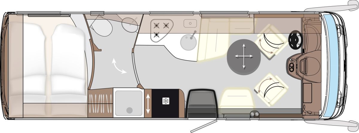 Concorde Credo 741 HI (Grundriss)