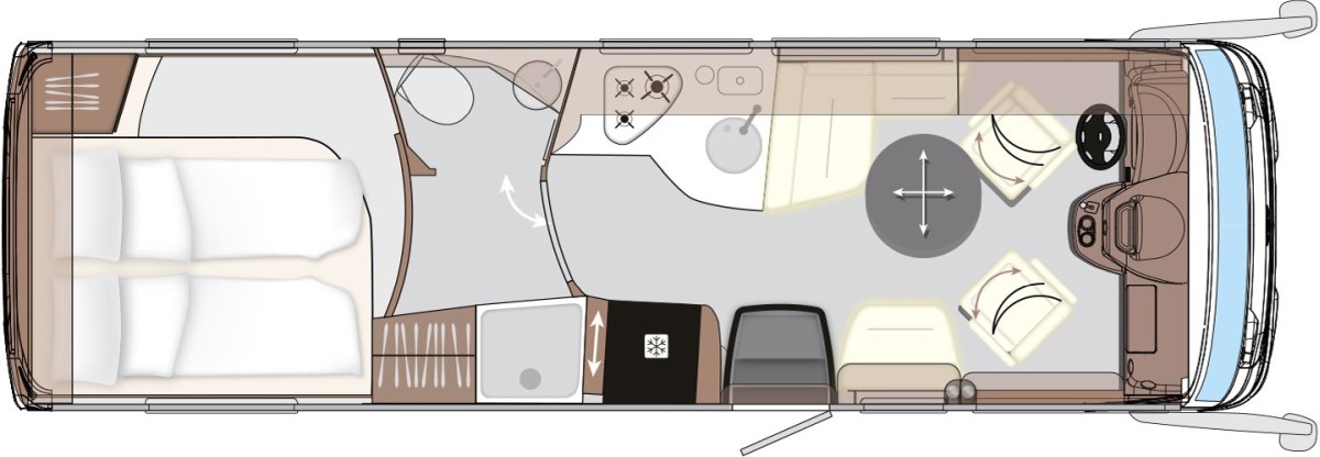 Concorde Credo 790 FI (Grundriss)