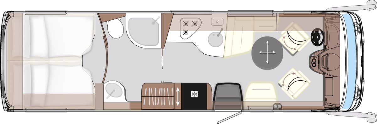 Concorde Credo 840 LI (Grundriss)