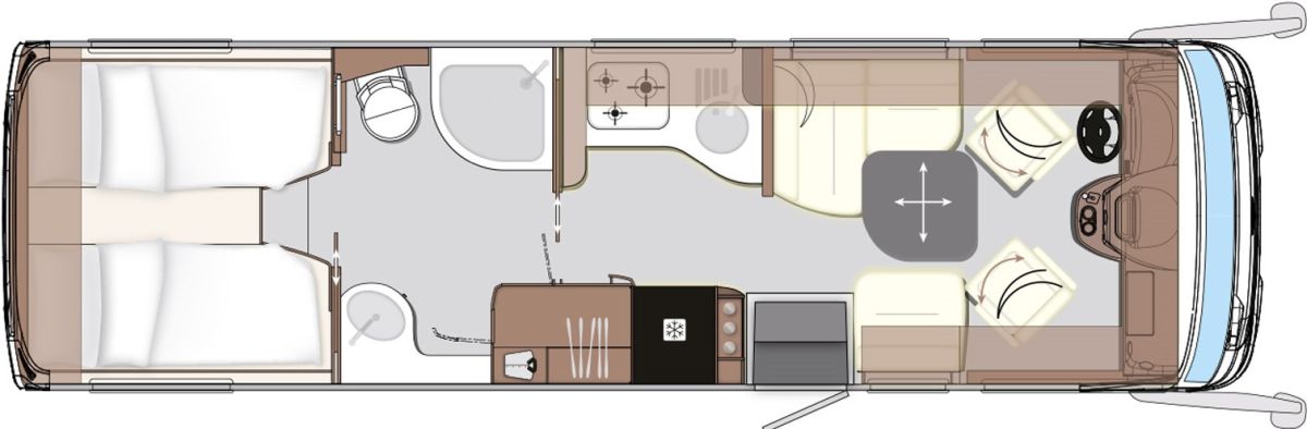 Concorde Credo 840 L (Grundriss)