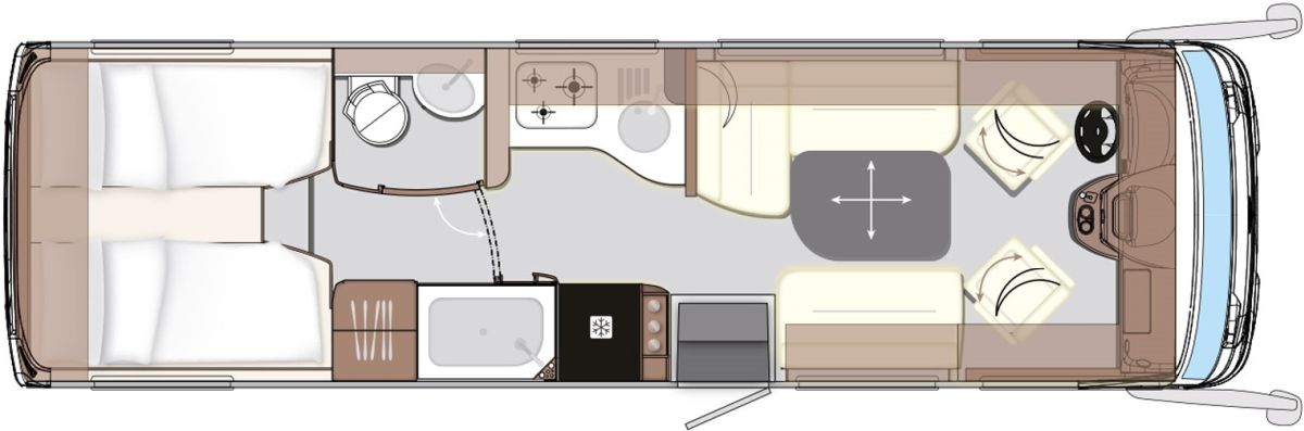 Concorde Credo 841 L (Grundriss)