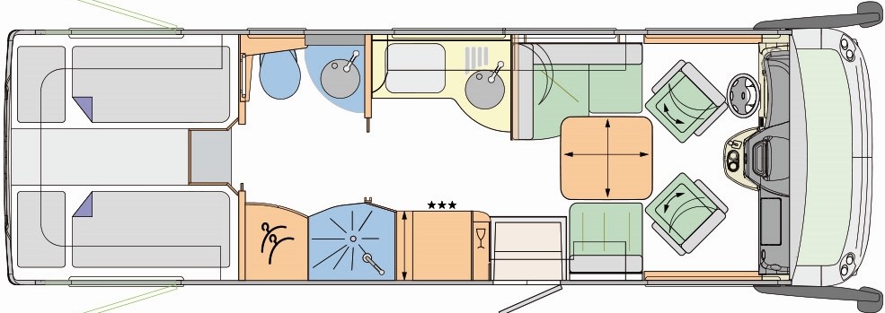 Concorde Charisma 790 L (Grundriss)