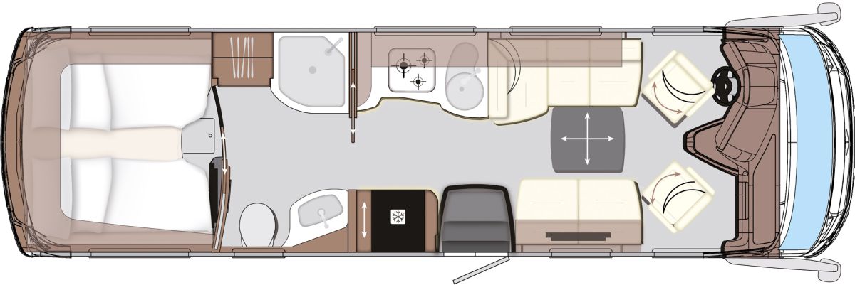 Concorde Charisma 860 LI (Grundriss)