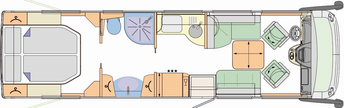 Concorde Charisma 900 M (Grundriss)