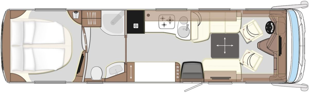 Concorde Liner Atego 996 MI (Grundriss)