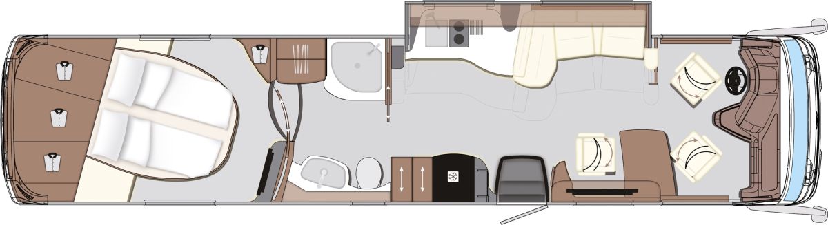 Concorde Centurion Actros 1160 GSI (Grundriss)