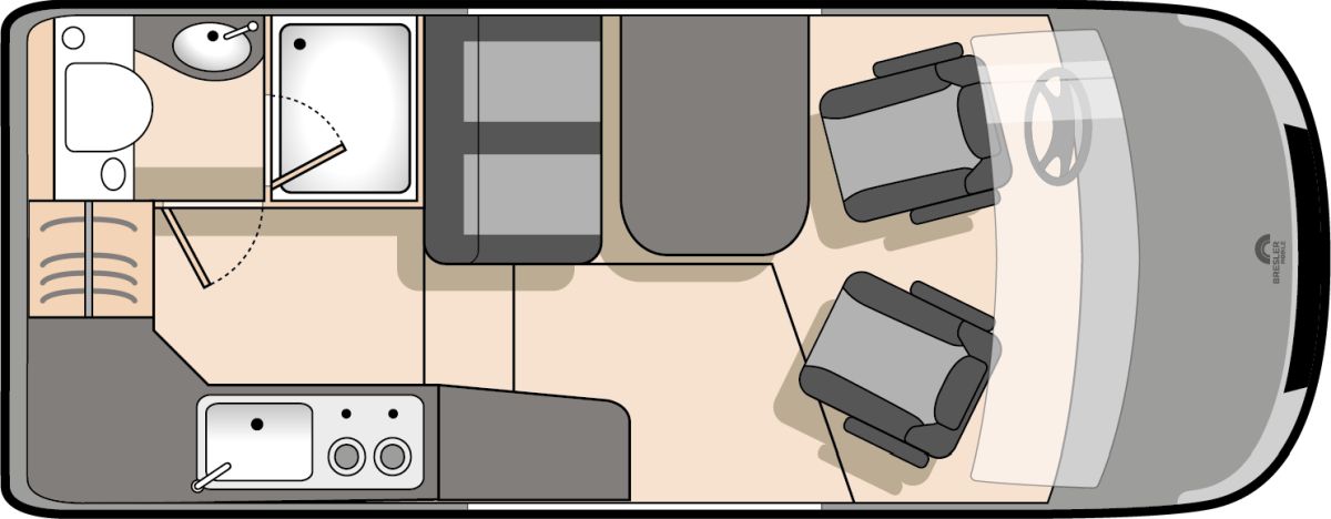 Bresler Mobile Junior Junior 541 DK (Grundriss)