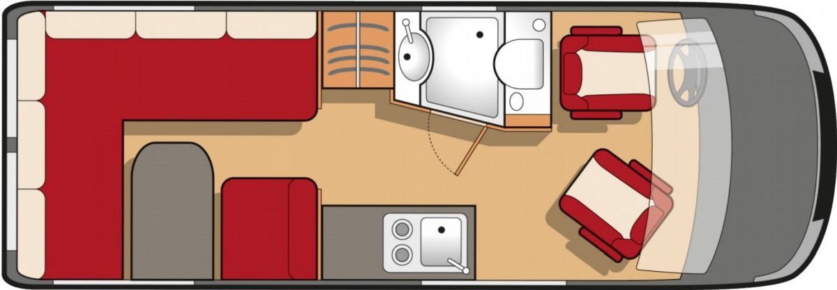 Bresler Mobile Horizont 599 L (Grundriss)