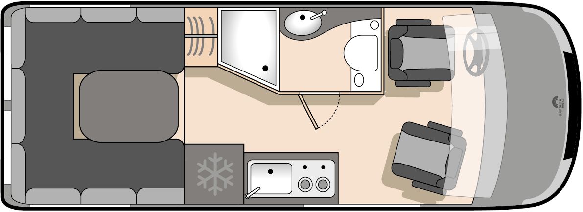 Bresler Mobile Horizont 599 U (Grundriss)