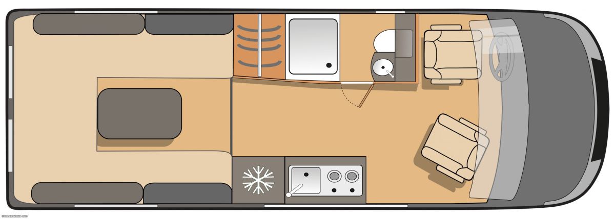 Bresler Mobile Horizont 636 U (Grundriss)